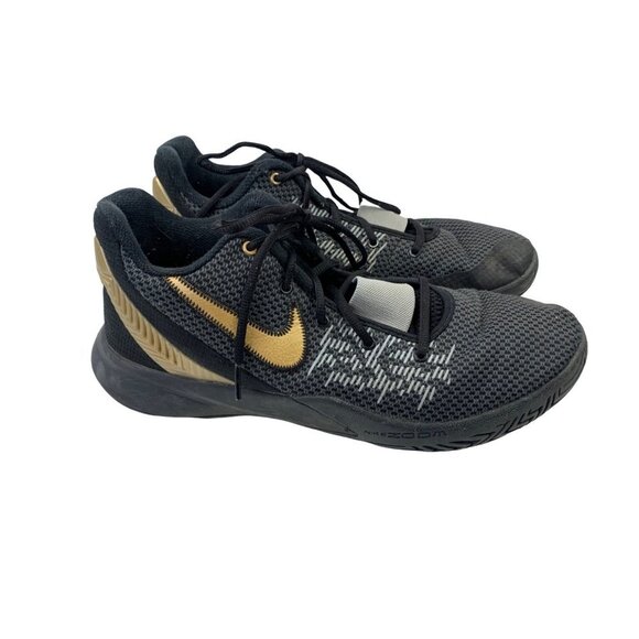 Nike Men's Black & Gold Sneakers - Picture 3 of 6